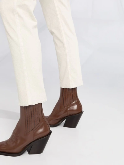 Shop Nili Lotan Jenna Straight-leg Trousers In Neutrals