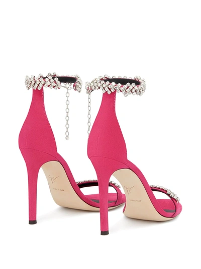 Shop Giuseppe Zanotti Raissa Sandals In Pink