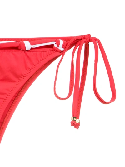Amir Slama Strapless Bikini Set In Red