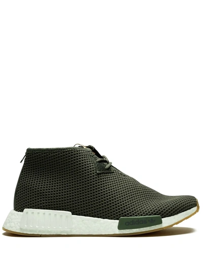 Shop Adidas Originals X End Clothing Nmd_c1 "sahara" Sneakers In Green