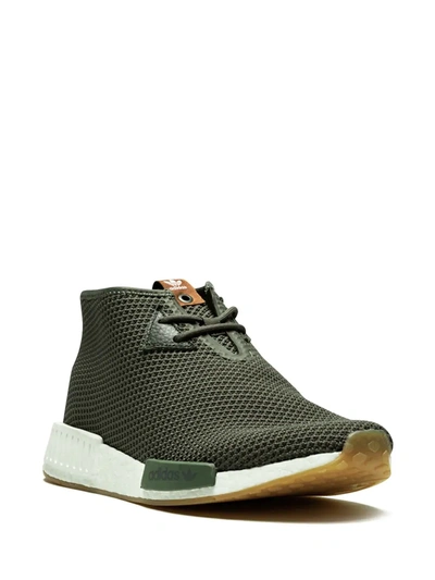 Shop Adidas Originals X End Clothing Nmd_c1 "sahara" Sneakers In Green