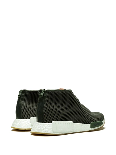 Adidas Originals X End Clothing Nmd_c1 "sahara" Sneakers In Green