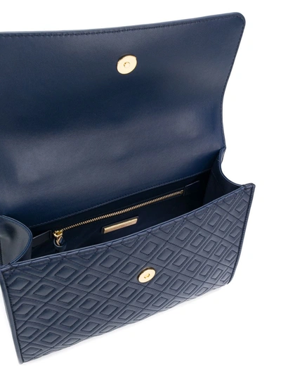 Shop Tory Burch Fleming Convertible Shoulder Bag In Blue