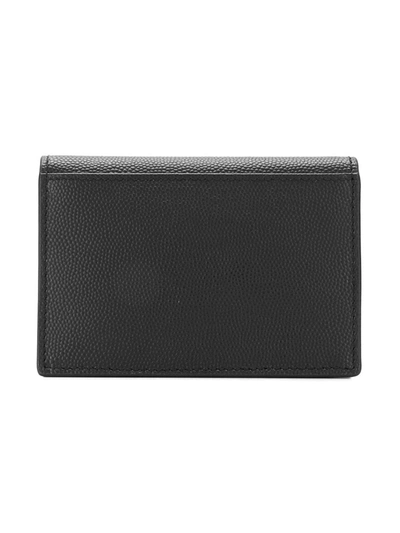 Shop Saint Laurent Paris Bi-fold Cardholder In Black