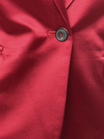 Ben Taverniti Unravel Project Deconstructed Blazer In Red