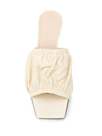 Wandler Ava Kitten Leather Mules In Neutrals