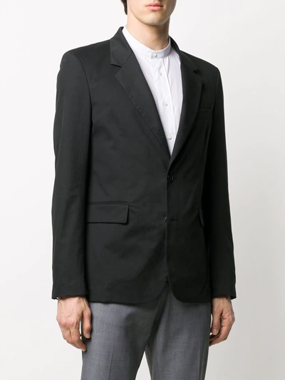 Shop The Row Single-breasted Fitted Blazer In Black