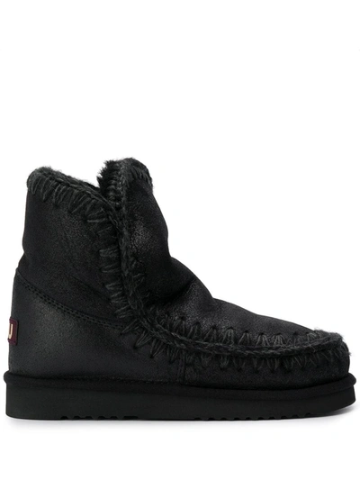 Shop Mou Eskimo 18 Boots In Black