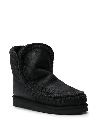 Mou Black 18 Boots In Black
