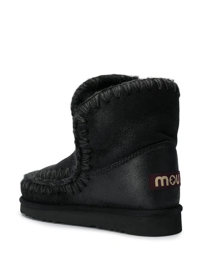 Mou Black 18 Boots In Black
