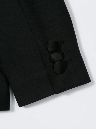 Dolce & Gabbana Double-breasted Suit Set In Black