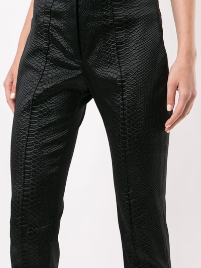 Shop Alex Perry Kyle High Waisted Skinny Trousers In Black