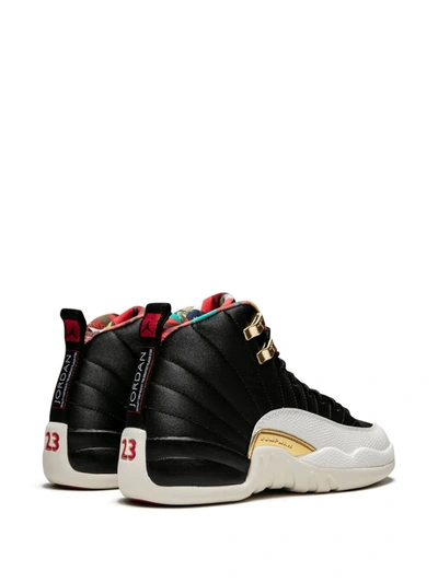 Shop Jordan Air  12 Retro "chinese New Year 2019" Sneakers In Black