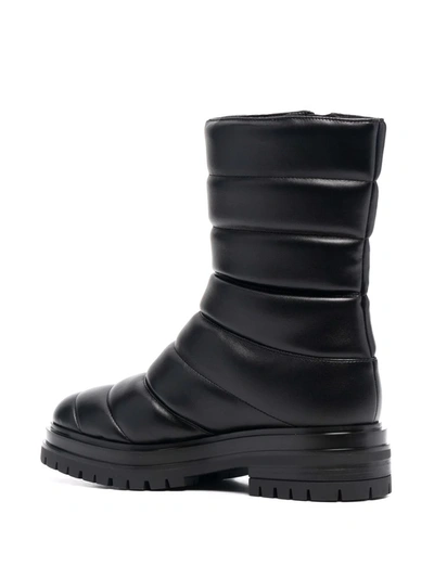 Shop Gianvito Rossi Eiko Padded Combat Boots In Black
