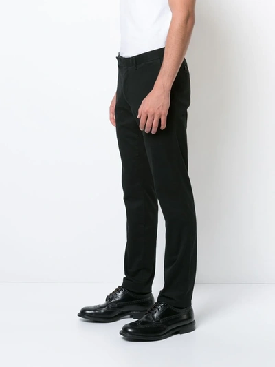 Shop Polo Ralph Lauren Straight Leg Trousers In Black