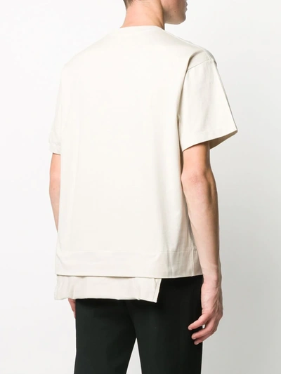 Shop Ambush Patch Pocket Cotton T-shirt In Neutrals