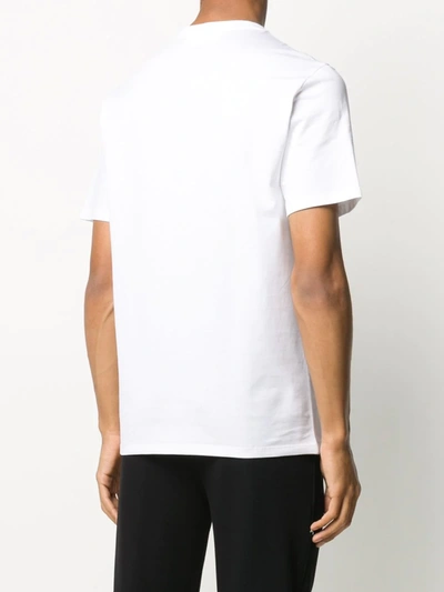 Shop Neil Barrett Kung Fu Bear Print T-shirt In White