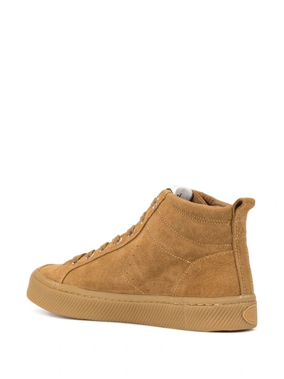Cariuma Mens Camel/oth Mens Oca Suede High-top Trainers 9 In Brown
