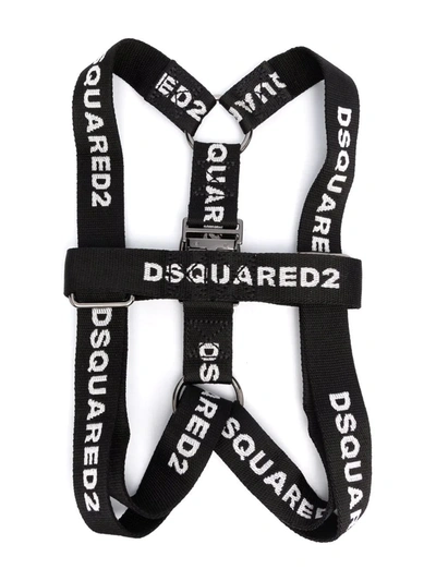 Shop Dsquared2 X Poldo Logo-print Harness In Black