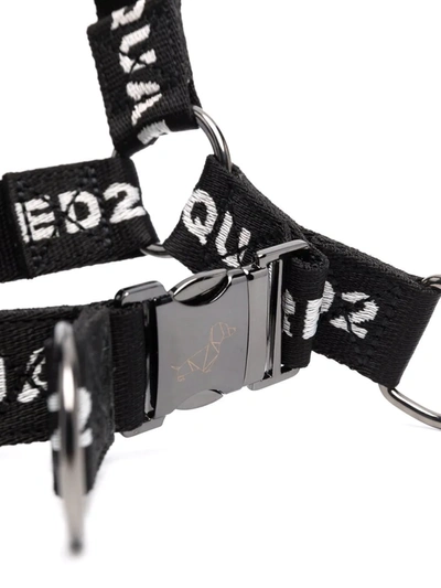 Shop Dsquared2 X Poldo Logo-print Harness In Black