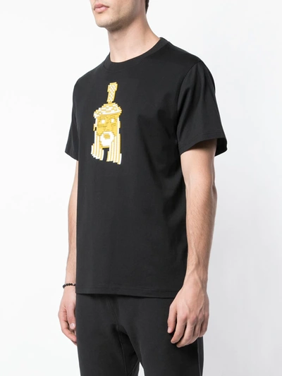 Mostly Heard Rarely Seen 8-bit Jesus Printed T-shirt In Black