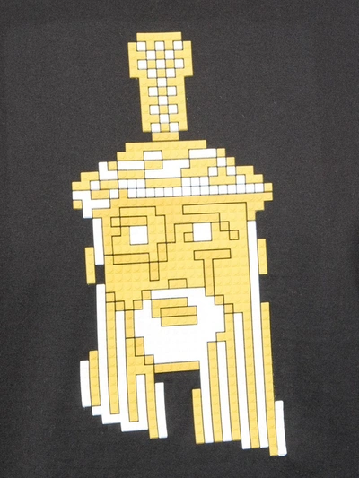 Shop Mostly Heard Rarely Seen 8-bit Jesus Printed T-shirt In Black