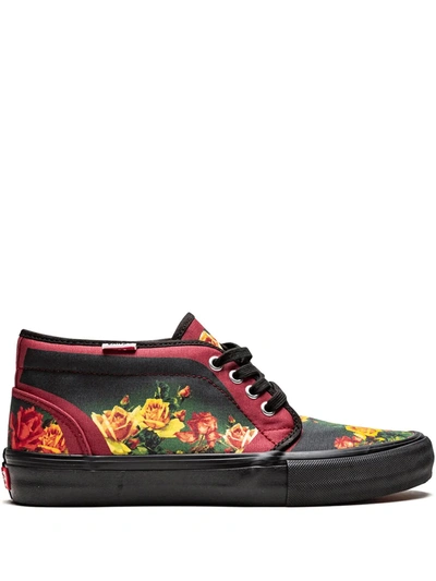 Shop Vans X Supreme X Jean Paul Gaultier Chukka '95 Pro Sneakers In Red