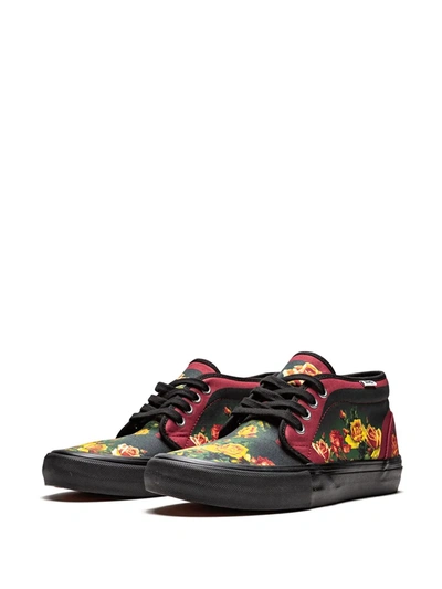Vans Chukka Supreme Jean Paul Gaultier Burgundy In Red