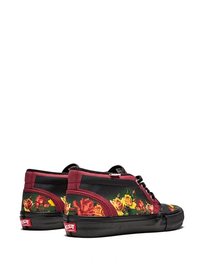 Vans Chukka Supreme Jean Paul Gaultier Burgundy In Red