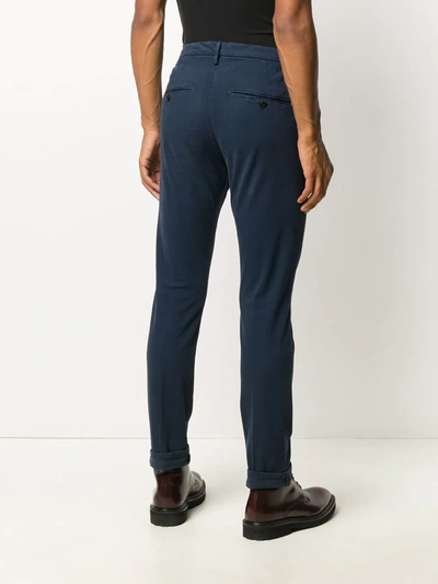 Shop Dondup Gaubert Slim-fit Chinos In Blue