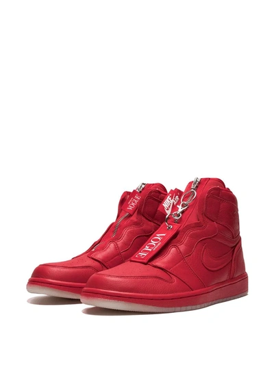 Shop Jordan Air  1 High Zip Awok Vogue In Red