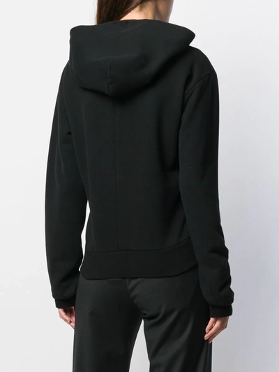 Shop Ben Taverniti Unravel Project Asymmetric Pleat Hoodie In Black