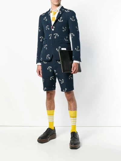 Shop Thom Browne Document Gusset Folio In Black