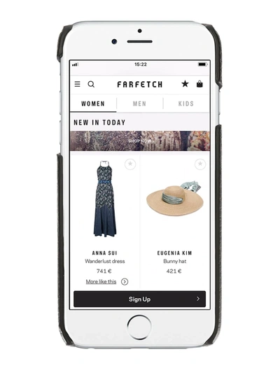 Shop Dolce & Gabbana Designer's Patch Iphone 7 Case In Black