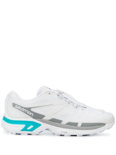 Shop Salomon Xt-wings 2 Toggle Detail Sneakers In White