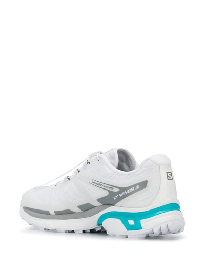 Shop Salomon Xt-wings 2 Toggle Detail Sneakers In White