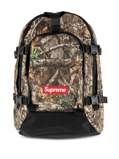 Shop Supreme Logo-patch Backpack In Multicolour