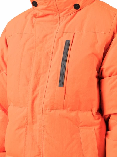 Shop A-cold-wall* Cirrus Puffer Jacket In Orange