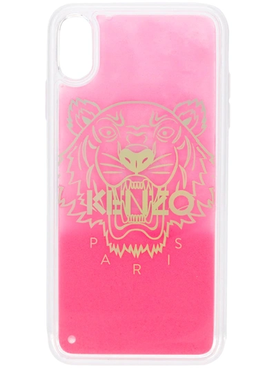 Shop Kenzo Iphone Xs Max Tiger Case In Pink