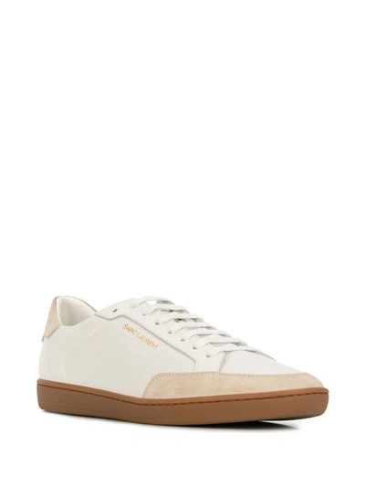 Shop Saint Laurent Venice Low-top Sneakers In White