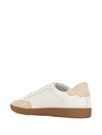 Shop Saint Laurent Venice Low-top Sneakers In White