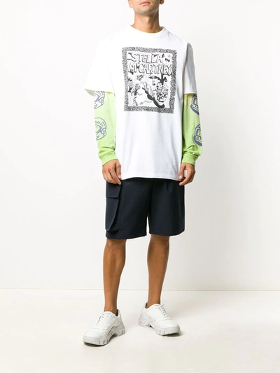 Shop Stella Mccartney Graphic Print T-shirt In White