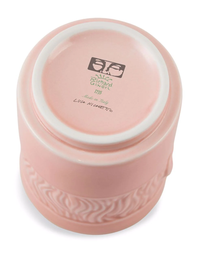 Ginori 1735 The Companion Lidded Candle In Rosa