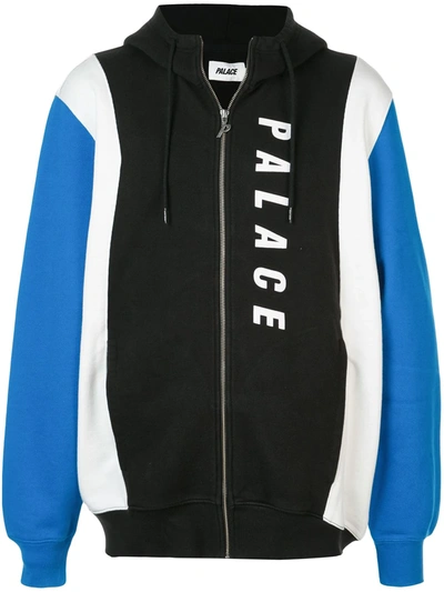 Shop Palace Raw-tony Logo-print Hoodie In Black