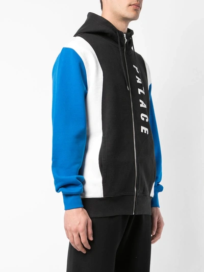Palace Colour Block Zipped Hoodie In Black
