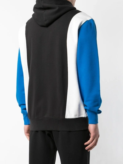 Palace Colour Block Zipped Hoodie In Black