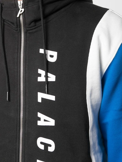 Shop Palace Raw-tony Logo-print Hoodie In Black