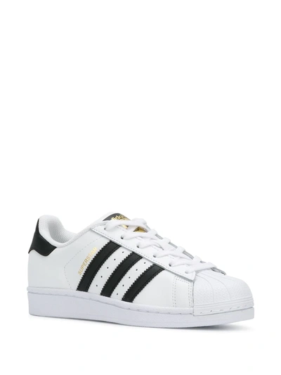 Shop Adidas Originals Superstar "white/black/gold" Sneakers