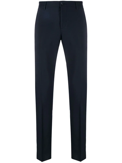 Valentino Side-stripe Tailored Trousers In Black