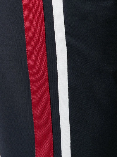 Valentino Side-stripe Tailored Trousers In Black